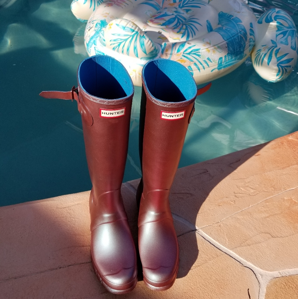 Hunter Holographic Rain boots